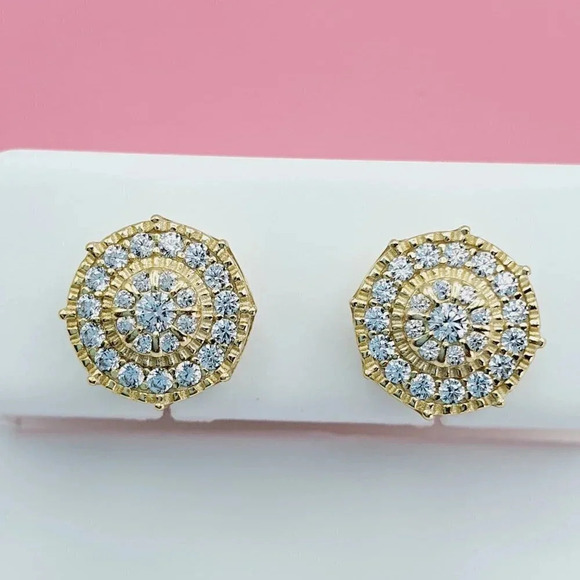 - "925 Sterling Silver Cubic Zirconia Earrings, U19254635 - Picture 1 of 11